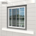 Aluminum tinted glass sliding reception window